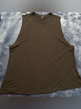 lululemon athletica Black Muscle Tee Tank Top
